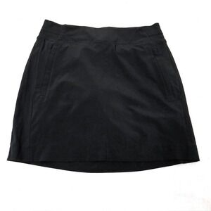 Athleta Brooklyn Skort Womens 2 Black Active Golf Tennis Mini Skirt Activewear
